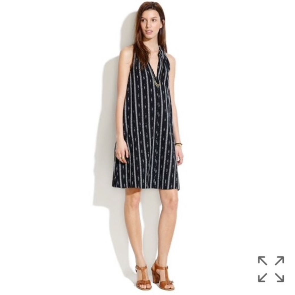 Madewell Ikat Stripe Dress